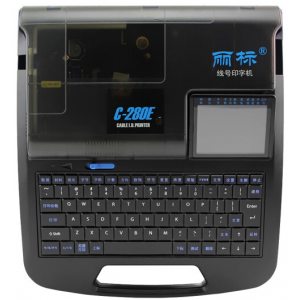 麗標線號打印機C-280E號碼管印字機（可單機可用U盤）
